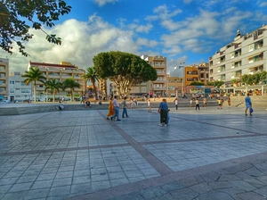 Plaza de El Médano - Spanien