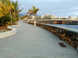 Promenade in Playa Paraiso - Spanien