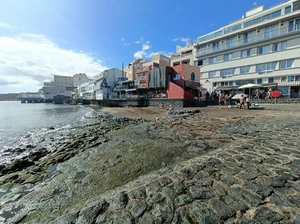 Playa Chica y Muelle de la Chica - Spain